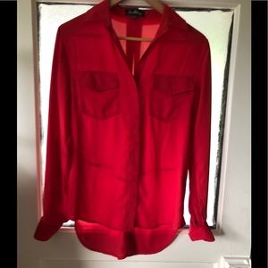 Sam Edelman Red Blouse